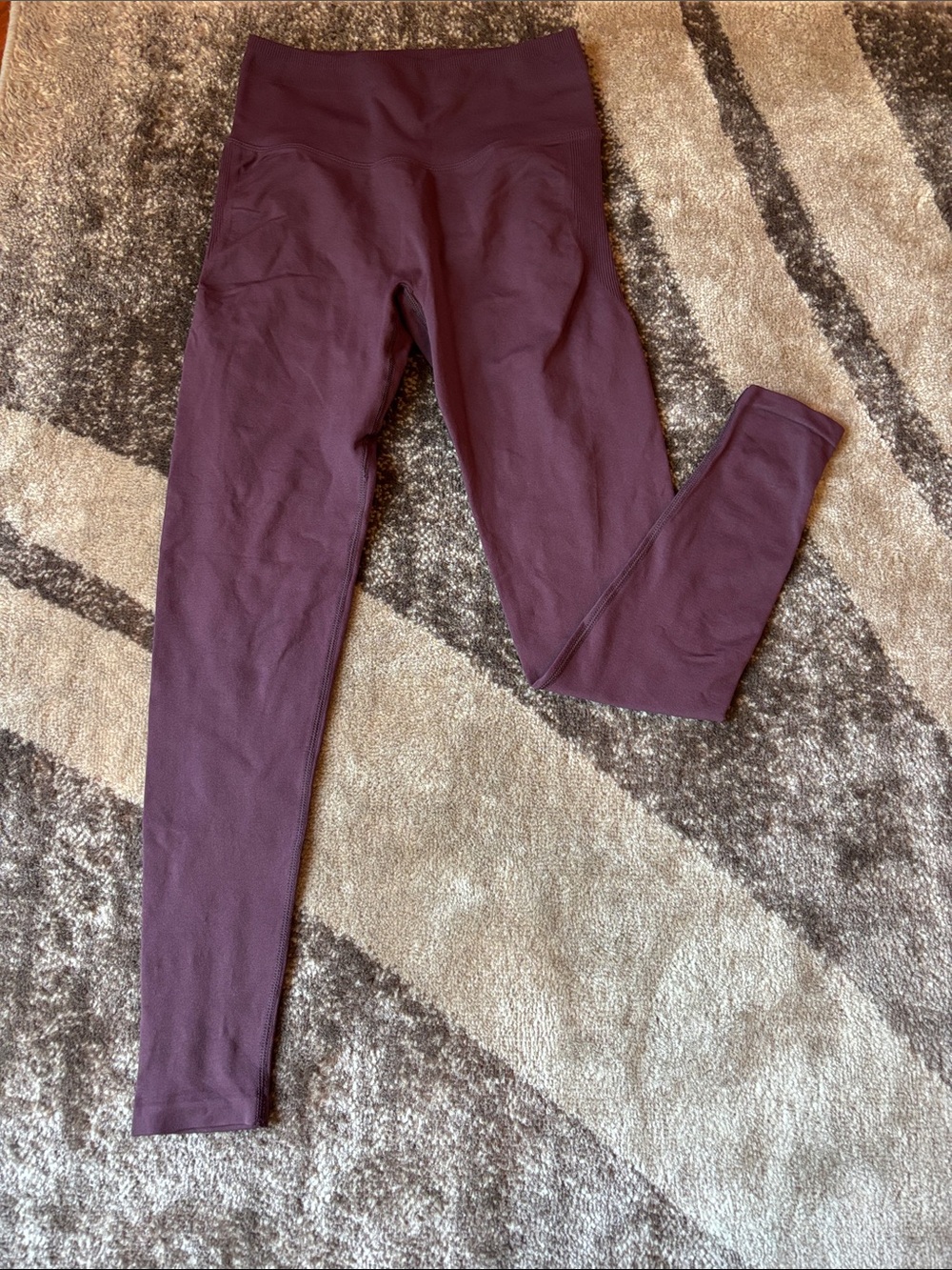Fabletics High-Waist Leggings in Plum